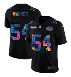 San Francisco 49ers 54 Fred Warner Multi Color Black 2020 NFL Crucial Catch Vapor Untouchable Limited Jersey