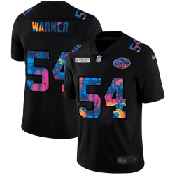 San Francisco 49ers 54 Fred Warner Multi Color Black 2020 NFL Crucial Catch Vapor Untouchable Limited Jersey
