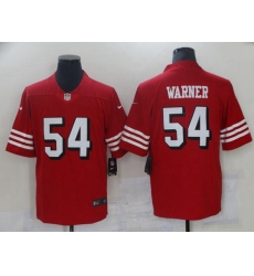 San Francisco 49ers 54 Fred Warner Red Vapor Untouchable Limited 2021 NFL Jersey