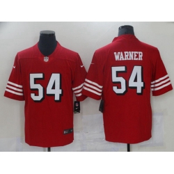 San Francisco 49ers 54 Fred Warner Red Vapor Untouchable Limited 2021 NFL Jersey