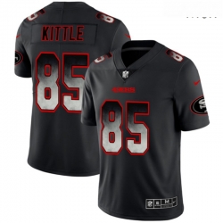 San Francisco 49ers 85 George Kittle Black Arch Smoke Vapor Untouchable Limited Jersey
