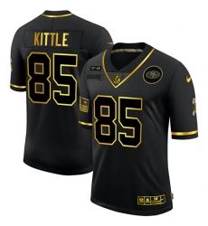 San Francisco 49ers 85 George Kittle Black Gold 2020 Salute To Service Limited Jersey
